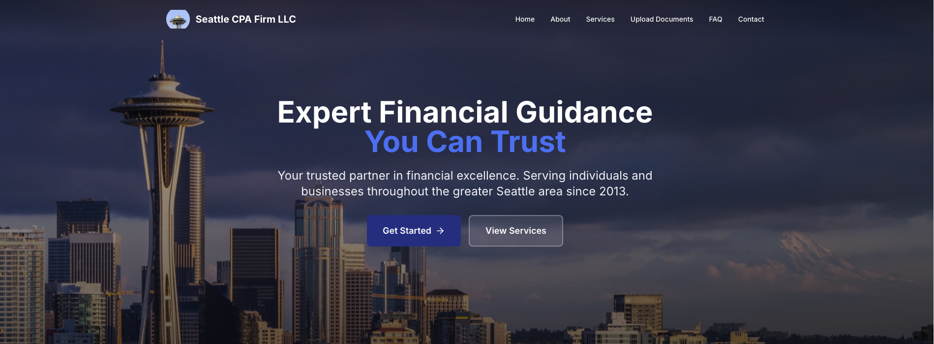 Seattle CPA Firm LLC - Professional accounting services website