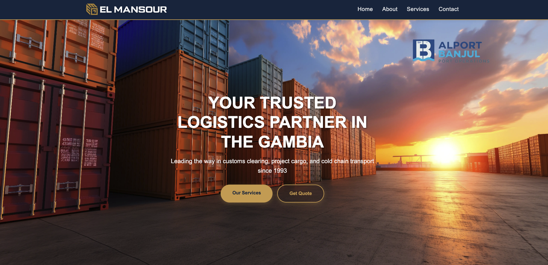 El Mansour - International Logistics & Trading